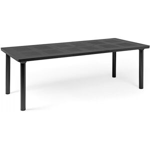 NARDI OUTDOOR NARDI table pour exterieur extensible LIBECCIO (Anthracite - Plateau en DurelTOP / Pieds en aluminium verni)