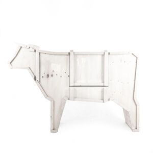 SELETTI armoire a conteneurs SENDING ANIMALS 2.0 (Cow - Contreplaque de sapin)