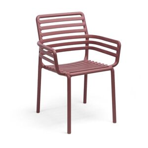 NARDI OUTDOOR NARDI set de 2 fauteuils pour exterieur DOGA ARMCHAIR (Marsala - Polypropylene PRV)