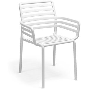 NARDI OUTDOOR NARDI set de 4 fauteuils pour exterieur DOGA ARMCHAIR (Blanc - Polypropylene PRV)