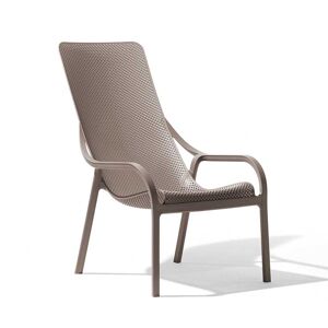 NARDI OUTDOOR NARDI set de 2 fauteuils pour exterieur NET LOUNGE (Gris tourterelle - Polypropylene PRV)