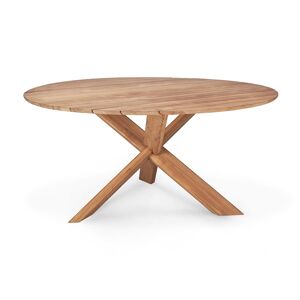 ETHNICRAFT table ronde pour l'exterieur CIRCLE (Ø 136 cm - Teak)