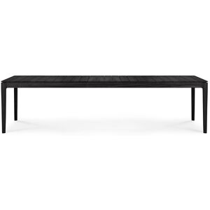 ETHNICRAFT table rectangulaire pour l'exterieur BOK (300 x 110 x 76 cm - Teck verni noir)