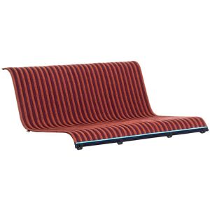 MAGIS natte tresse pour banc bas pour l'exterieur SOUTH (Rouge / Orange - Polyolefine)