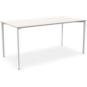 MAGIS table rectangulaire pour l'exterieur STRIPED 159x79 cm (Blanc - HPL e acciaio verniciato)