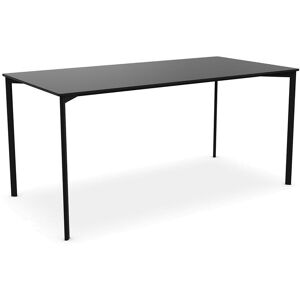 MAGIS table rectangulaire pour l'exterieur STRIPED 159x79 cm (Noir - HPL e acciaio verniciato)