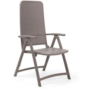 NARDI OUTDOOR NARDI fauteuil pliant DARSENA d'extérieur CONTRACT COLLECTION (Gris tourterelle - Polypropylène)