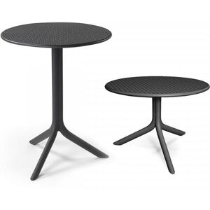 NARDI OUTDOOR NARDI table ronde pour l'extérieur STEP (Anthracite - Polypropylène PRV)