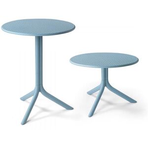 NARDI OUTDOOR NARDI table ronde pour l'extérieur STEP (Bleu clair - Polypropylène PRV)