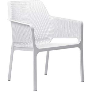 NARDI OUTDOOR NARDI set de 2 chaises avec accoudoirs pour extérieur NET RELAX (Blanc - Polypropylène PRV)