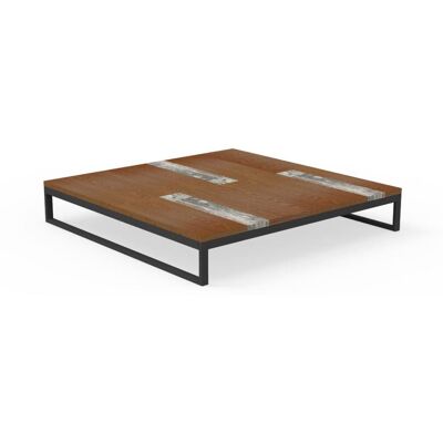 TALENTI table basse 100x100 cm d'extérieur CASILDA Collezione Icon (Graphite