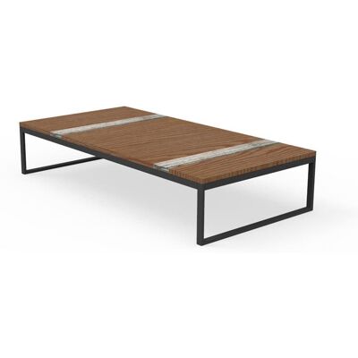 TALENTI table basse 140x70 cm d'extérieur CASILDA Collezione Icon (Graphite