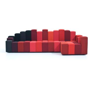 MOROSO canape avec element d'angle DO-LO-REZ (Droite - Tissu / structure en bois)