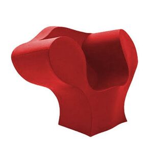 MOROSO fauteuil BIG EASY SPRING COLLECTION (Rouge - Polyethylene)
