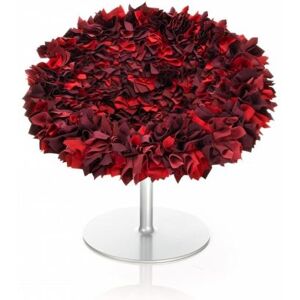 MOROSO fauteuil BOUQUET (Rouge / Cyclamen / Bordeaux / Retro Bordeaux - Tissu / structure en acier)