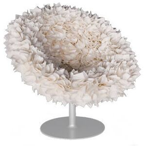 MOROSO fauteuil BOUQUET (Blanc / Retro Blanc - Tissu / structure en acier)