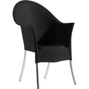 DRIADE set de 4 fauteuils LORD YO (Noir - aluminium / polypropylene)