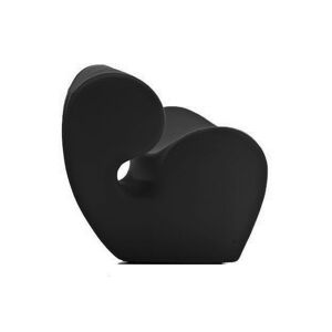 MOROSO fauteuil SPRING COLLECITON SOFT LITTLE HEAVY (Noir - Tissu Divina 3)