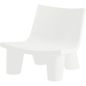 SLIDE fauteuil LOW LITA (Blanc lait - Polyethylene)