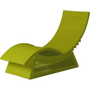 SLIDE bain de soleil chaise longue TIC TAC (Citron vert - Polyethylene)