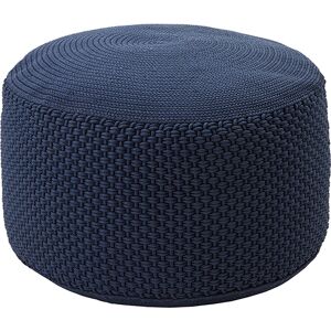 MEME DESIGN pouf pour exterieur BERENICE BIG (Bleu - Tissu)