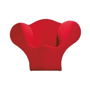 MOROSO fauteuil SOFT BIG EASY SPRING COLLECTION (Rouge - Acier / Tissu Divina)
