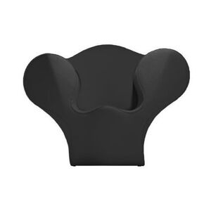 MOROSO fauteuil SOFT BIG EASY SPRING COLLECTION (Noir - Acier / Tissu Divina)