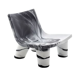 SLIDE fauteuil LOW LITA 10° ANNIVERSARY EDITION (Blanc et noir - Polyethylene)