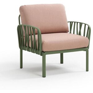 NARDI OUTDOOR NARDI fauteuil pour l'exterieur KOMODO (Agave / Rose quartz - Polypropylene fibre de verre et tissu acrylique)