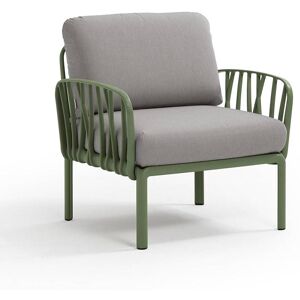 NARDI OUTDOOR NARDI fauteuil pour l'exterieur KOMODO (Agave / Gris - Polypropylene fibre de verre et tissu acrylique)