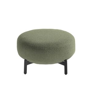 KARTELL pouf repose-pieds LUNAM tissu ORSETTO (Vert - Acier verni et tissu)