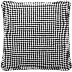 KARTELL coussin 7085 48x48 cm (Noir - Tissu pied de poule)