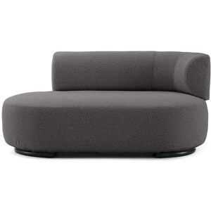 KARTELL canape dormeuse K-WAITING PAOLINA DX (Grey - Tissu boucle et acier peint)