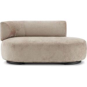 KARTELL canape dormeuse K-WAITING PAOLINA SX (Beige - Tissu chenille et acier peint)