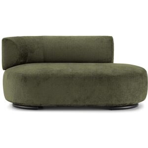 KARTELL canape dormeuse K-WAITING PAOLINA SX (Green - Tissu chenille et acier peint)