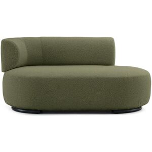 KARTELL canape dormeuse K-WAITING PAOLINA SX (Green - Tissu boucle et acier peint)