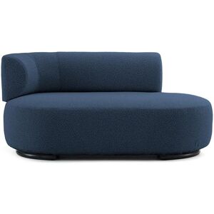 KARTELL canape dormeuse K-WAITING PAOLINA SX (Blue - Tissu boucle et acier peint)