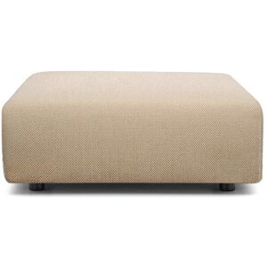 KARTELL pouf PLASTICS DUO 7090 (Gris tourterelle - Tissu Nilo)