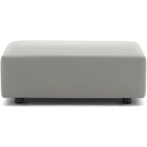 KARTELL pouf PLASTICS DUO TECH FABRIC (Gris - Faux cuir)