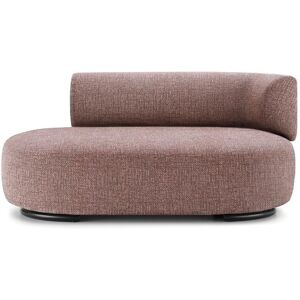 KARTELL canape dormeuse K-WAITING PAOLINA DX (Burgundy - Tissu texture et acier peint)