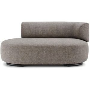 KARTELL canape dormeuse K-WAITING PAOLINA DX (Gris - Tissu texture et acier peint)