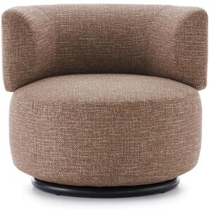 KARTELL fauteuil K-WAITING (Marron - Tissu texture et acier peint)