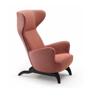 ZANOTTA fauteuil ARDEA CM (Rouge / Rose - Tissu Cat. 30 Tegola, base en chêne verni noir) - Publicité