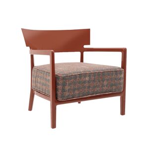 KARTELL fauteuil CARA FANCY (Rouille / Rouille-Beige - polycarbonate coloré