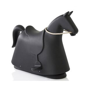 MAGIS cheval a bascule pour enfants ROCKY (Noir - Polyethylene)