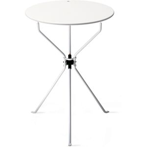 ZANOTTA table basse CUMANO (Blanc - Acier verni)