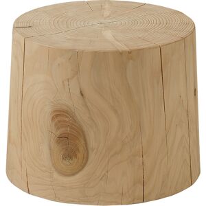 RIVA 1920 table basse tabouret NATURA LEGNO VIVO (Ø 30 x H 30 cm - Bois massif de cedre)