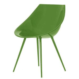 DRIADE fauteuil LAGÒ (Vert - Polyurethane et aluminium)