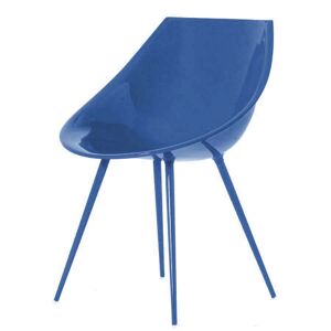 DRIADE fauteuil LAGÒ (Bleu - Polyurethane et aluminium)
