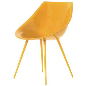 DRIADE fauteuil LAGÒ (Safran - Polyurethane et aluminium)